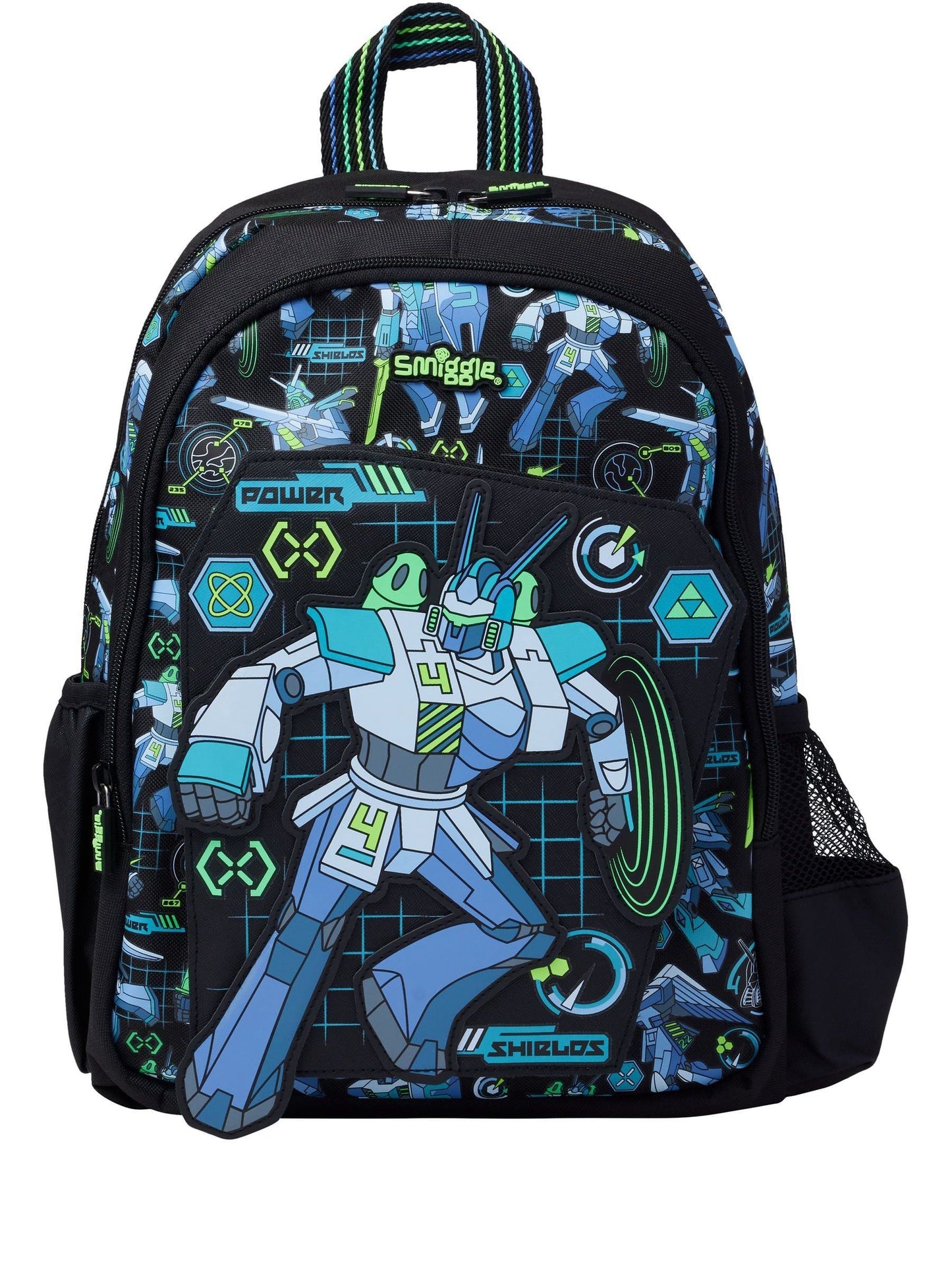 Smiggle Black Weekend Junior Character Backpack image 1