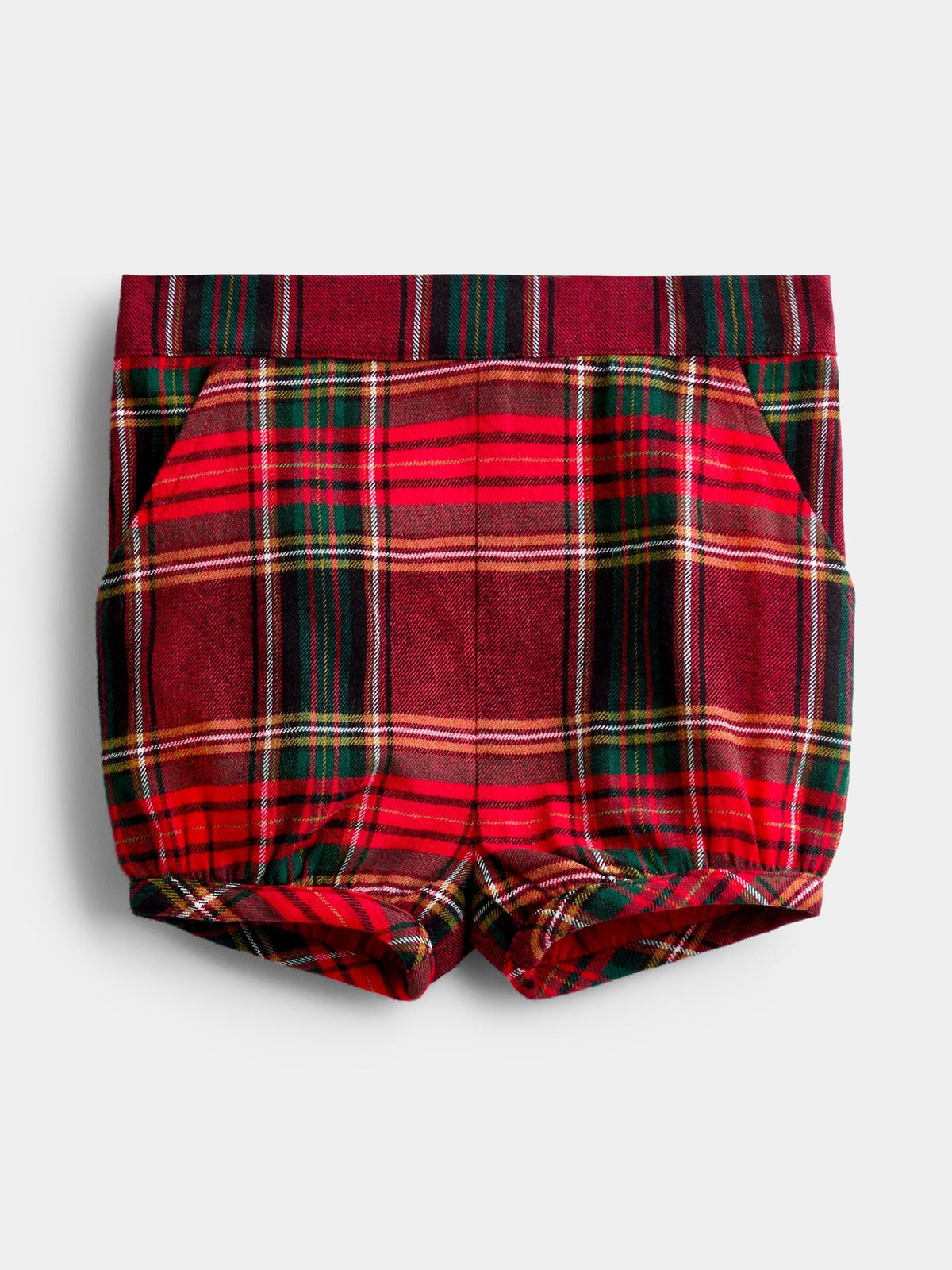 JoJo Maman Bébé Dark Red Tartan 2-Piece Classic Body & Tartan Short Set - image 4