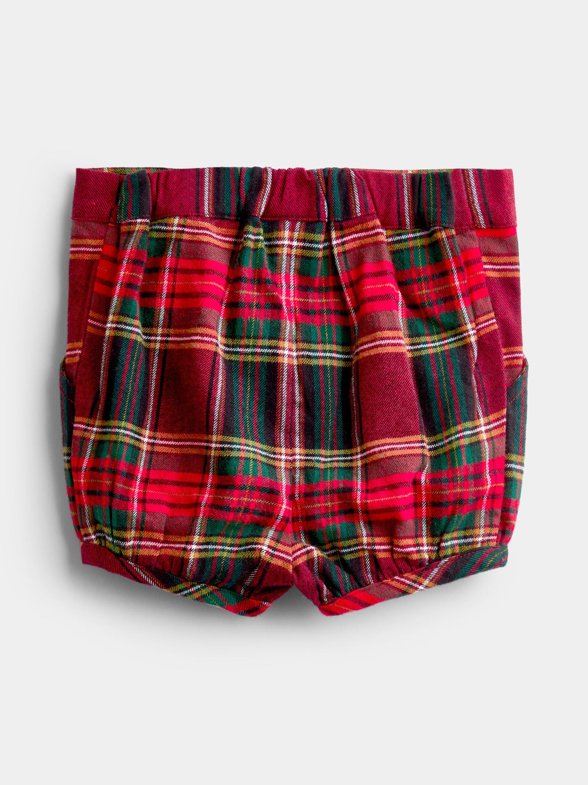 JoJo Maman Bébé Dark Red Tartan 2-Piece Classic Body & Tartan Short Set - image 5