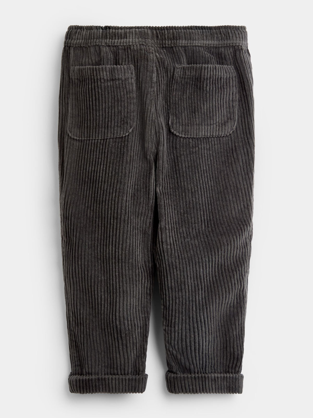 Dsiney Kidz - JoJo Maman Bébé Charcoal Grey Cord Pull-Up Trousers image 2