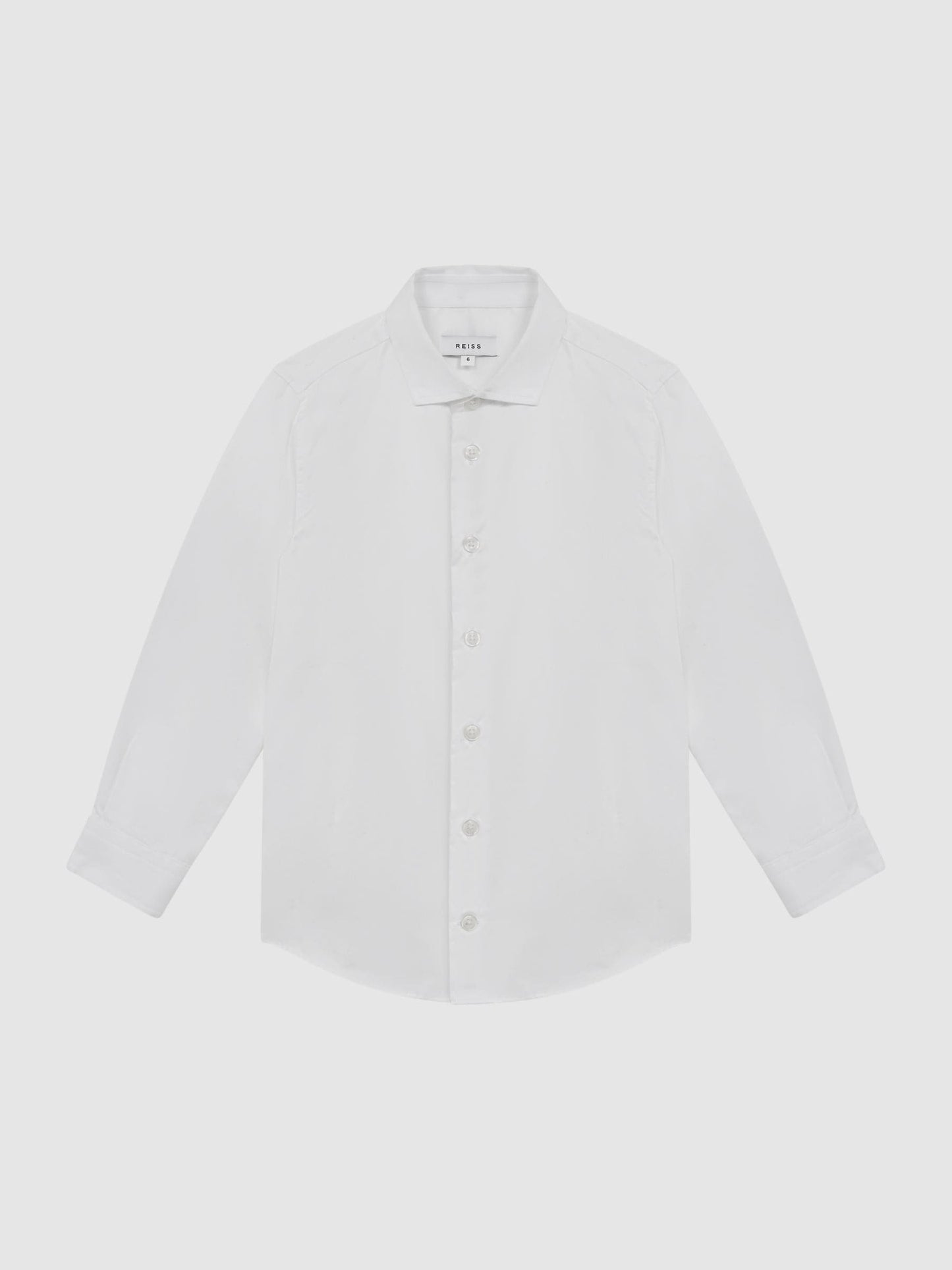 Reiss White Remote Junior Slim Fit Formal Shirt image 2