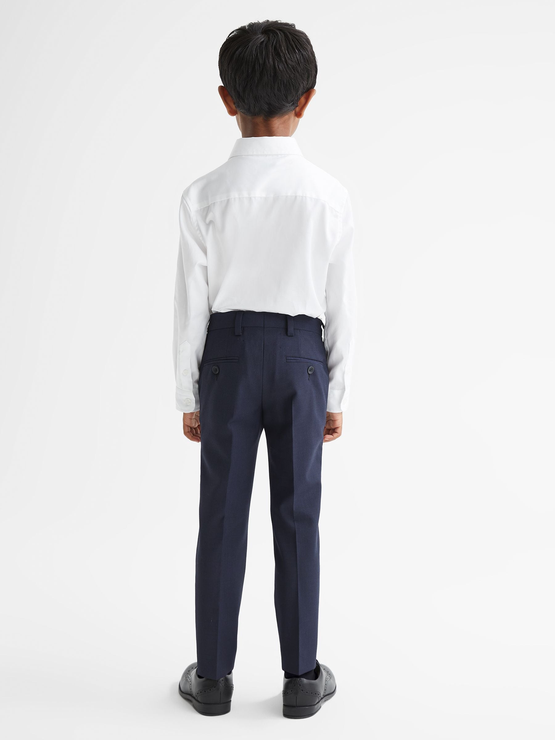 Reiss White Remote Junior Slim Fit Formal Shirt image 4