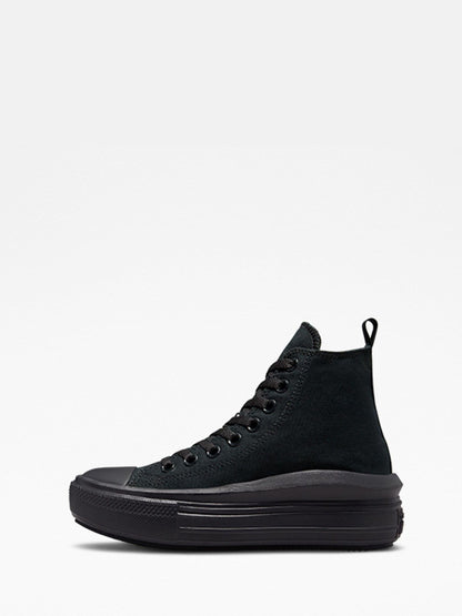 Converse Black chrome Youth Chuck Taylor Move Trainers image 2