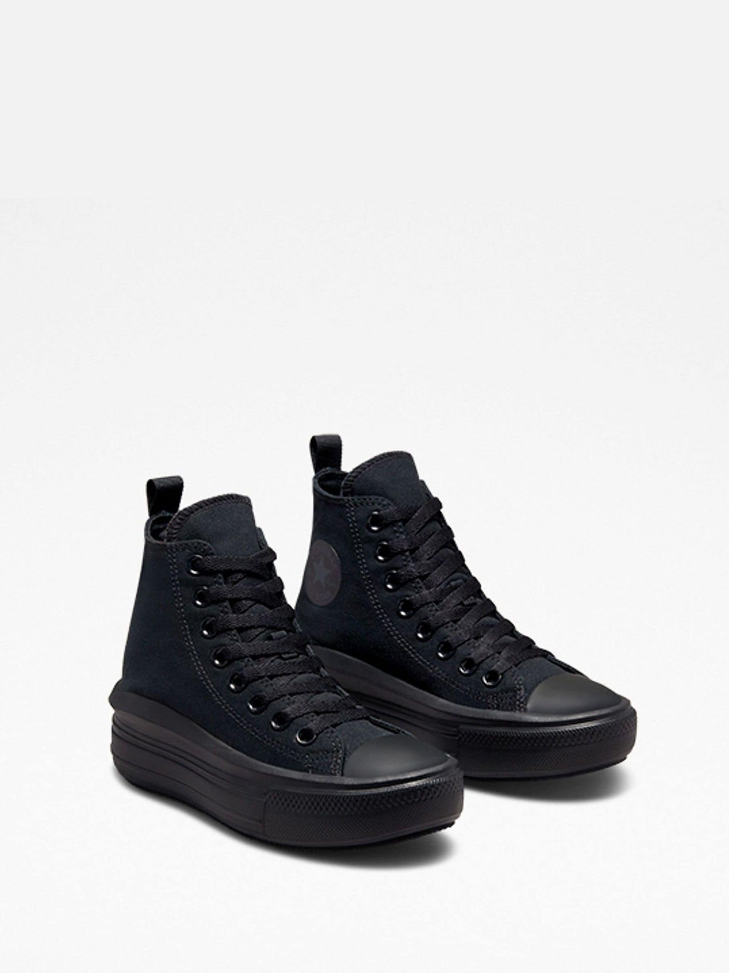 Converse Black chrome Youth Chuck Taylor Move Trainers image 3