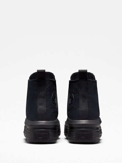 Converse Black chrome Youth Chuck Taylor Move Trainers image 4