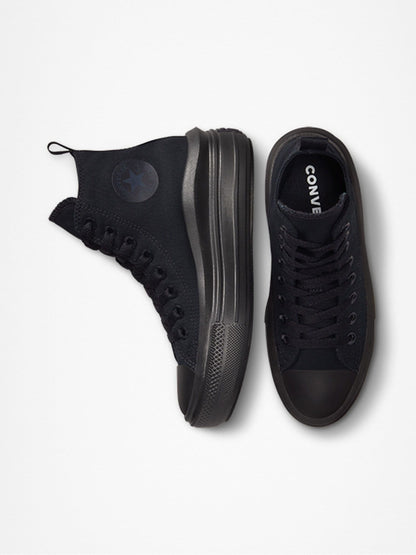 Converse Black chrome Youth Chuck Taylor Move Trainers image 5