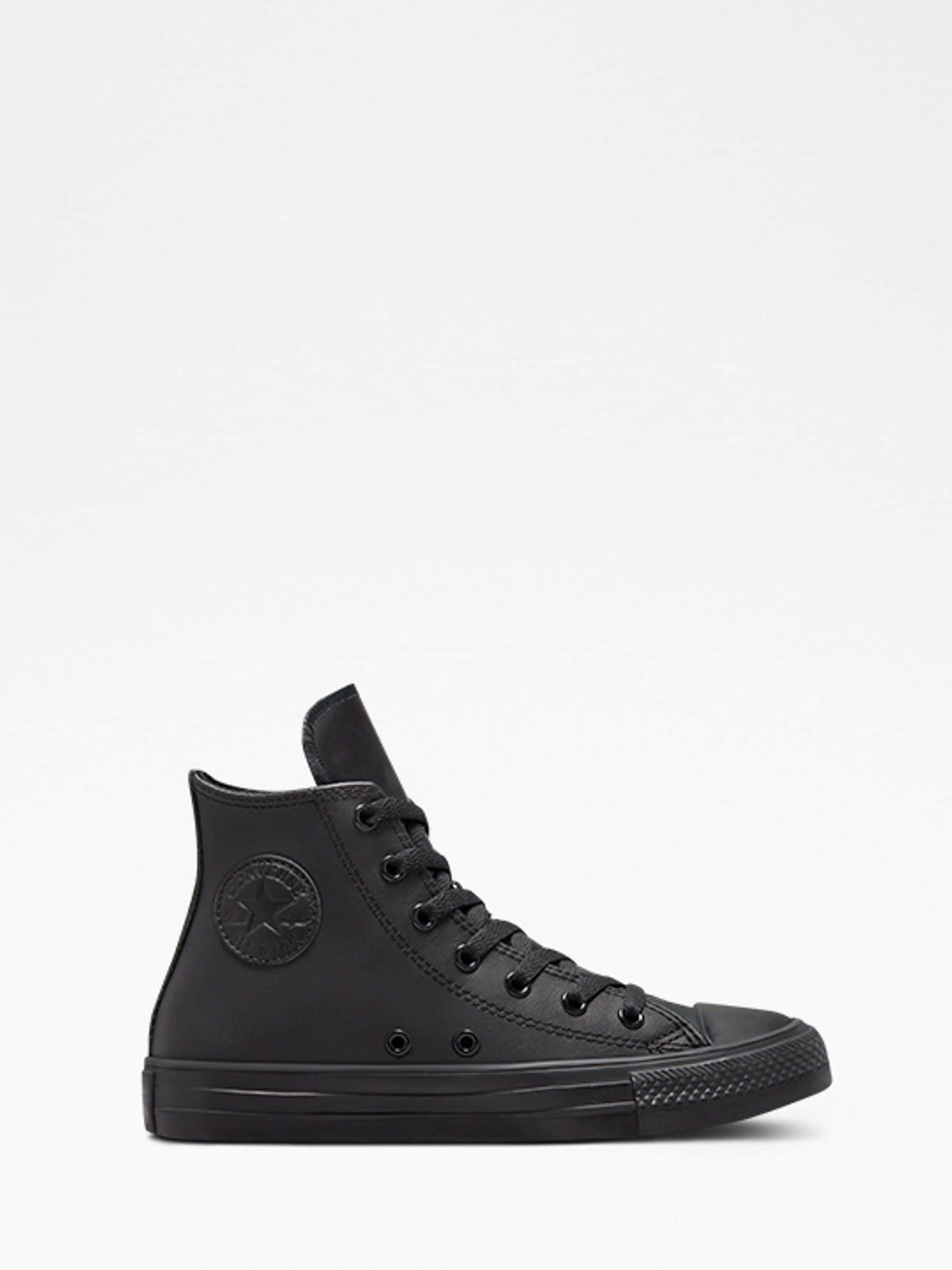 Converse Black High Top Youth Trainers image 1