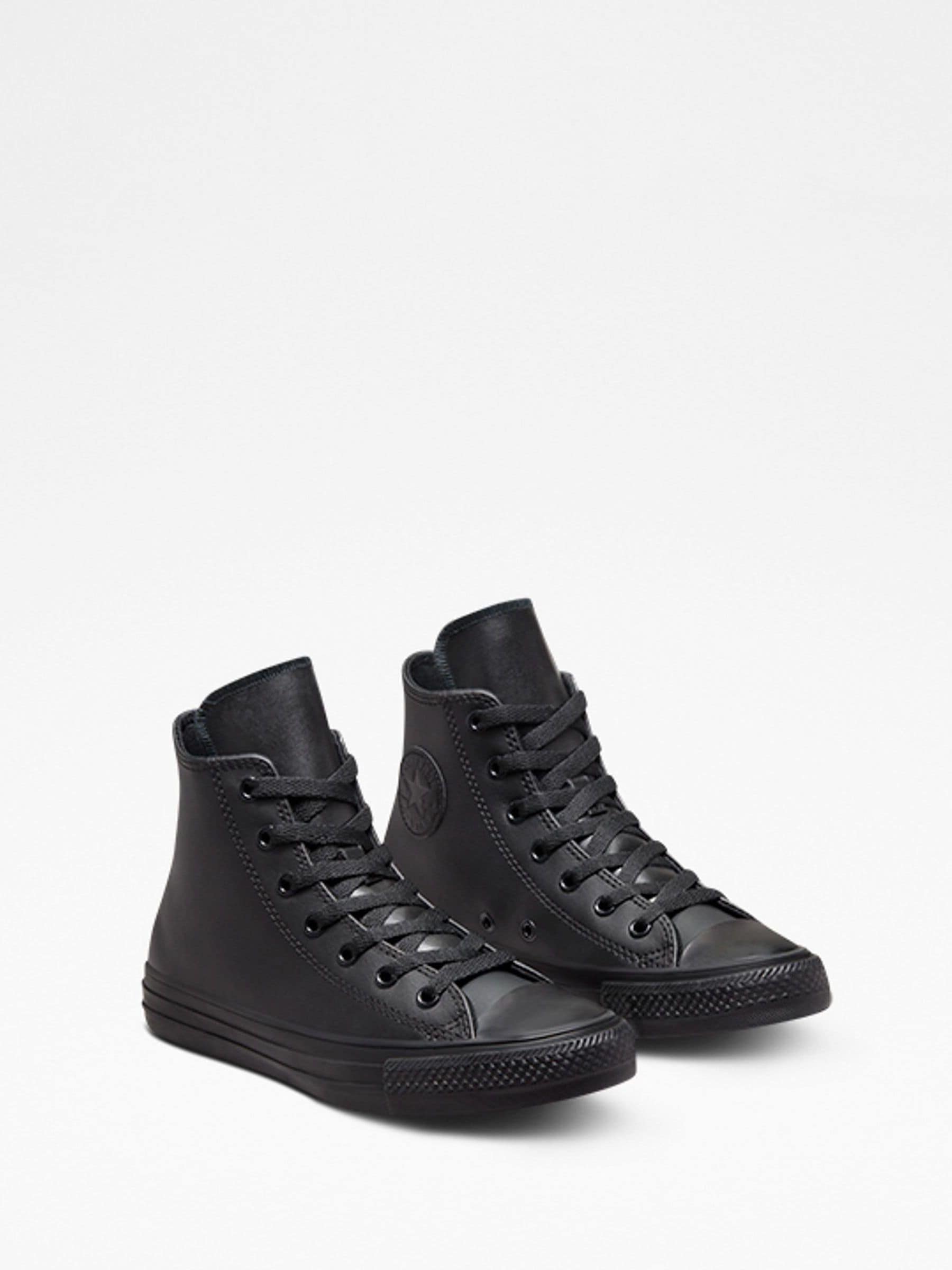 Converse Black High Top Youth Trainers image 3