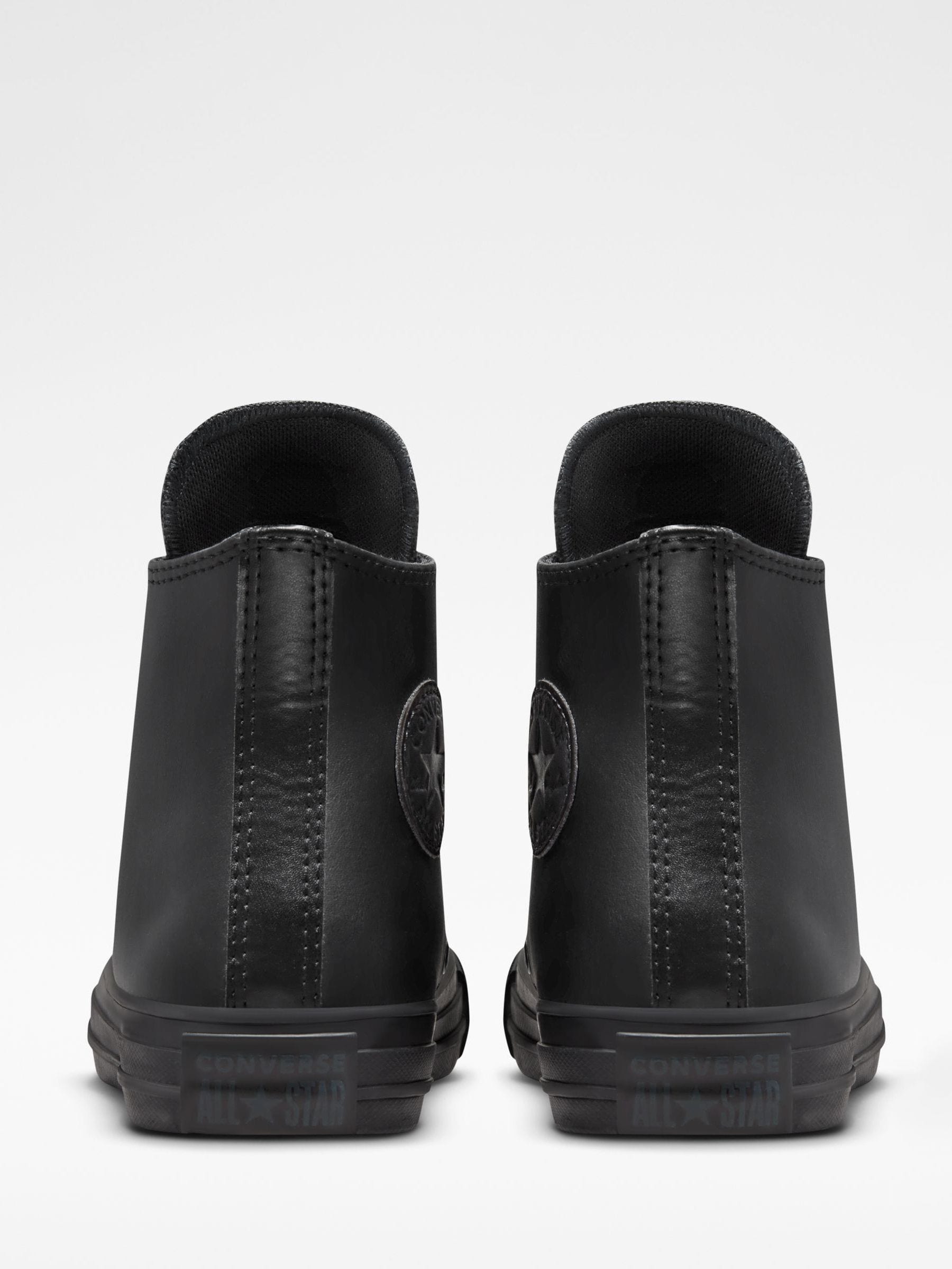 Converse Black High Top Youth Trainers image 4