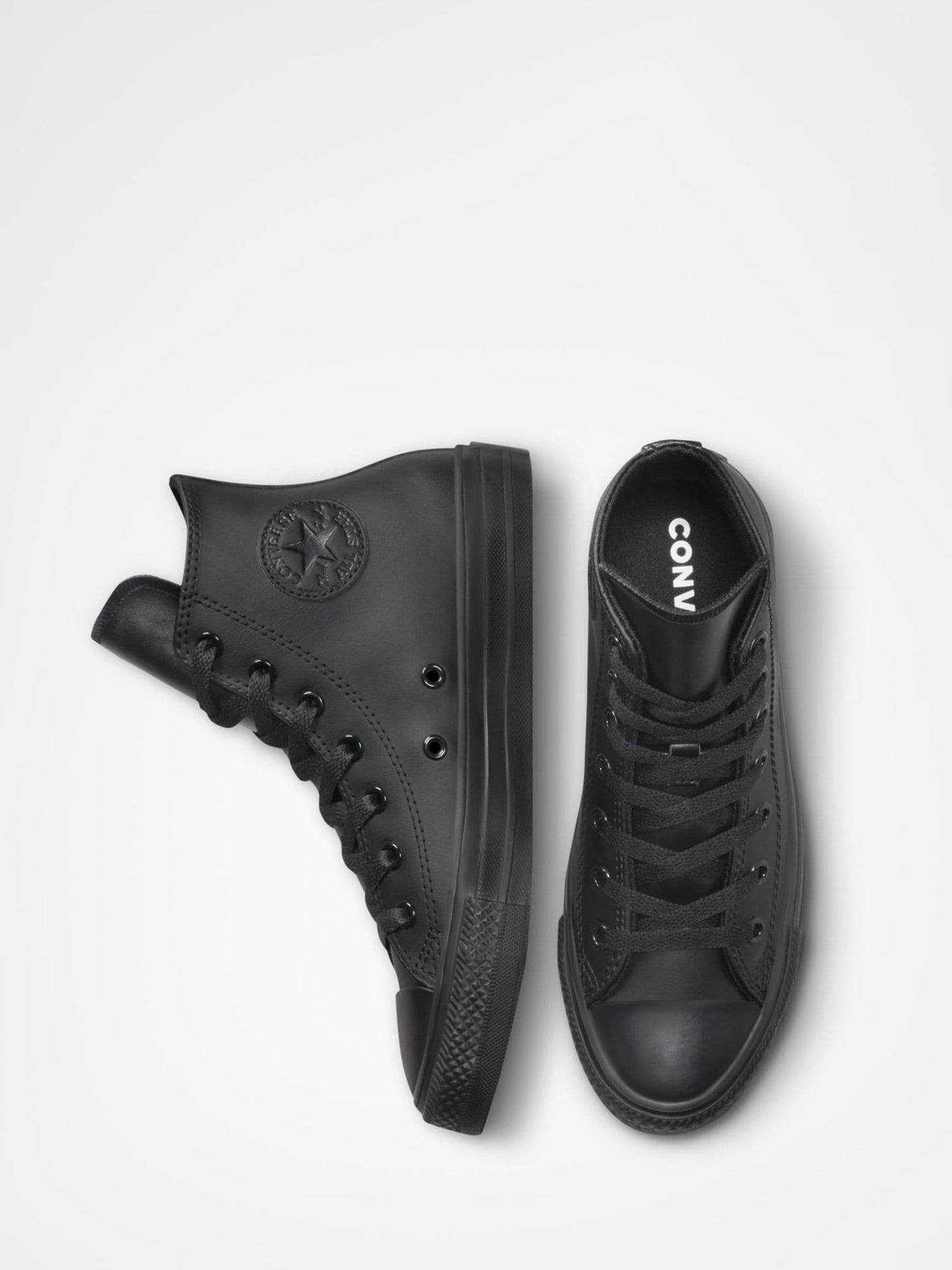 Converse Black High Top Youth Trainers image 5