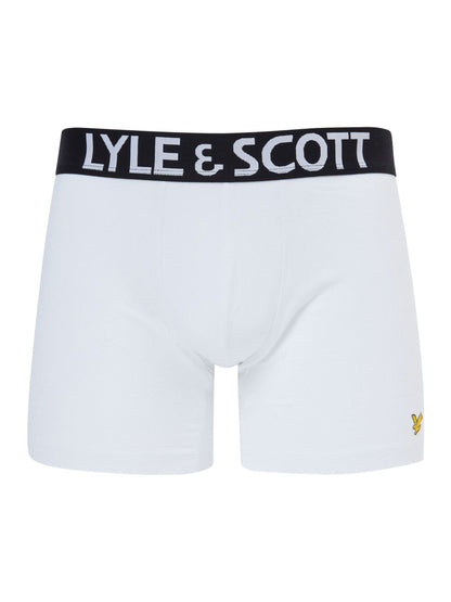 Dsiney Kidz - Lyle & Scott Black Daniel Premium Boxer Trunks 3 Pack image 4