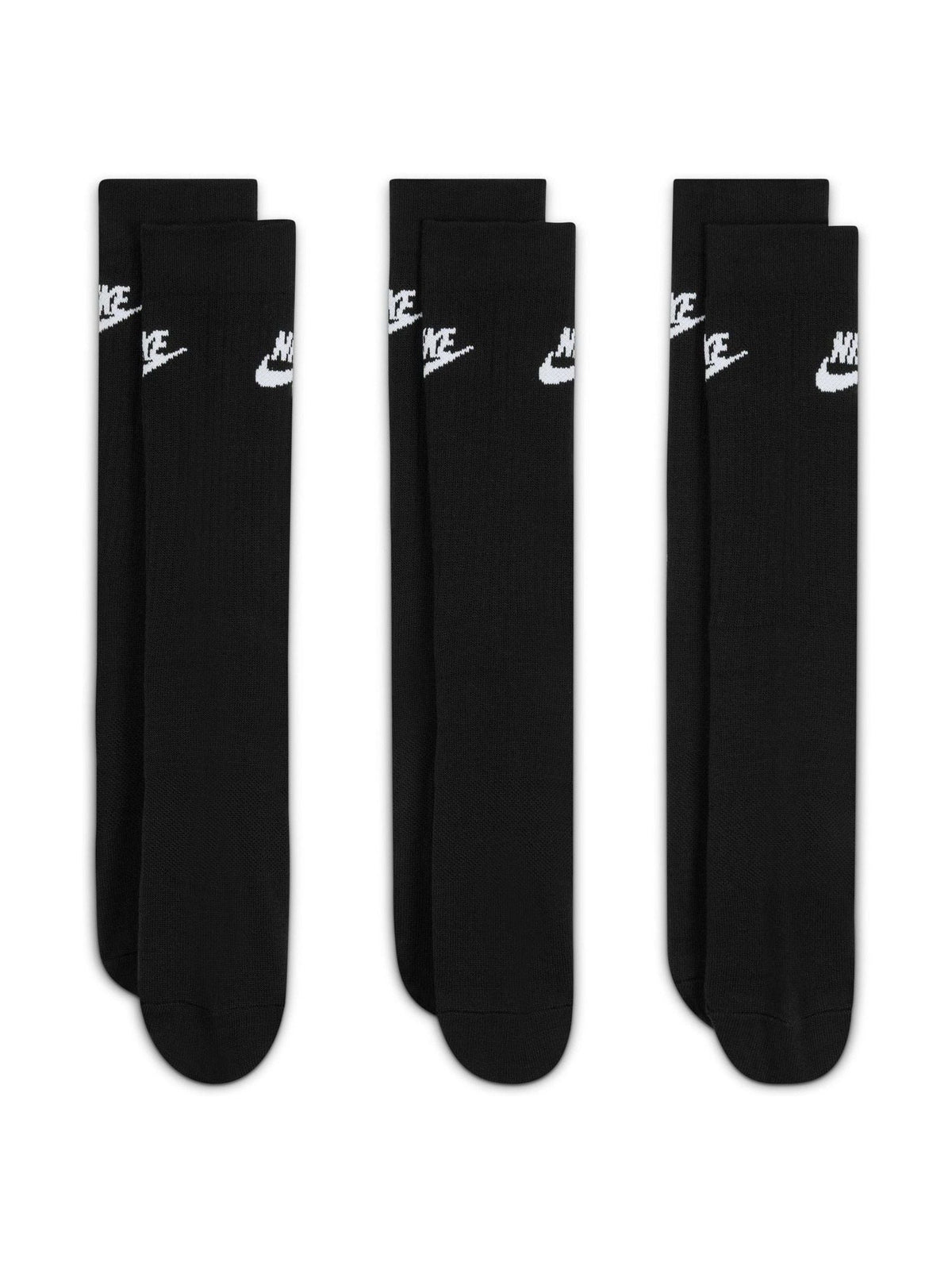 Nike Black Crew Everyday Essential Ankle Socks 3 Pack - image 2