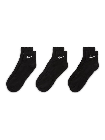 Nike Black Ankle Everyday Lightweight Socks 3 Pack - image 2