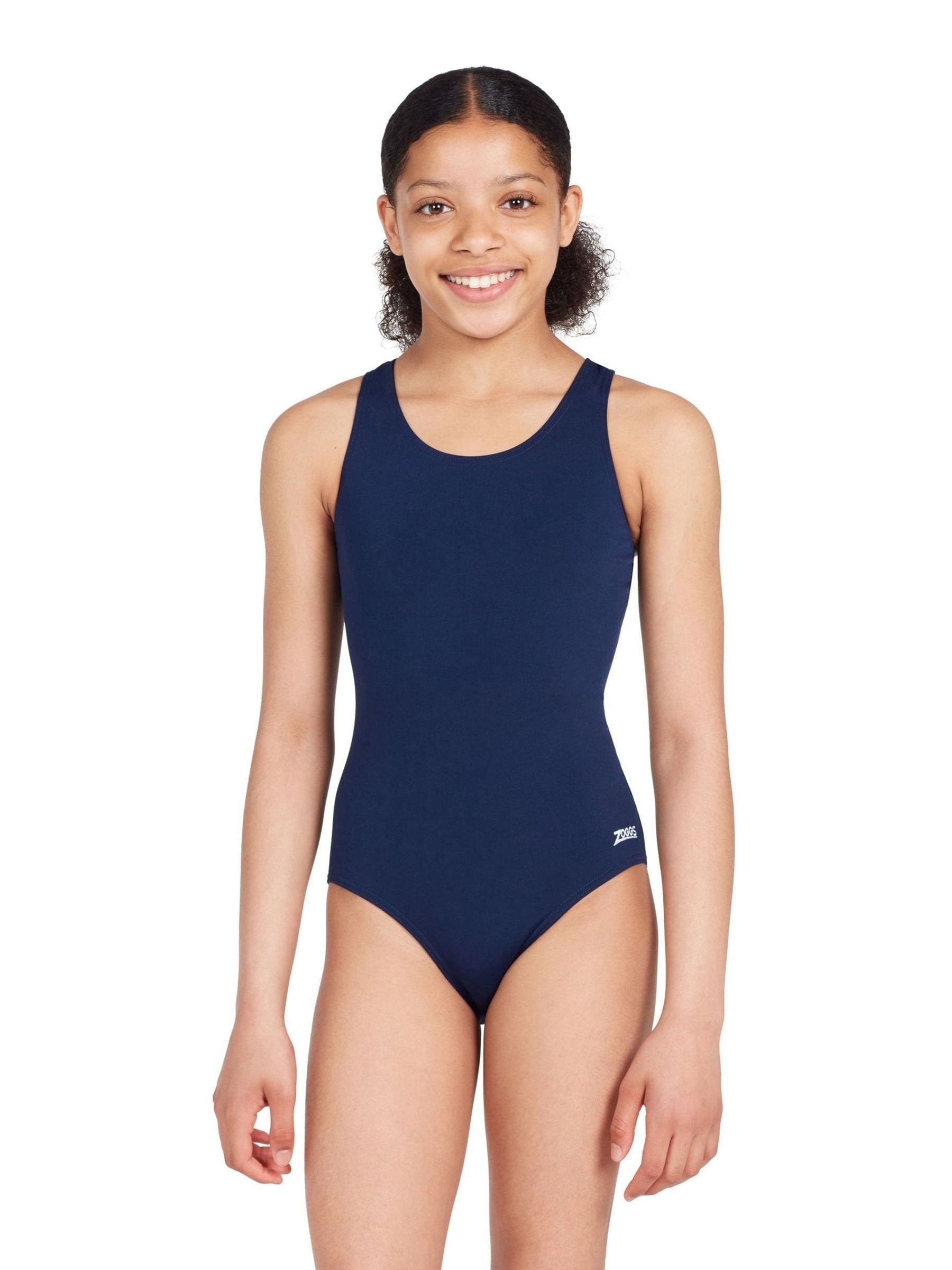 Dsiney Kidz - Zoggs Blue Cottesloe Sportsback Swimsuit image 1