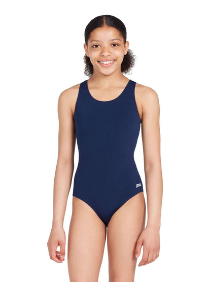 Dsiney Kidz - Zoggs Blue Cottesloe Sportsback Swimsuit image 1