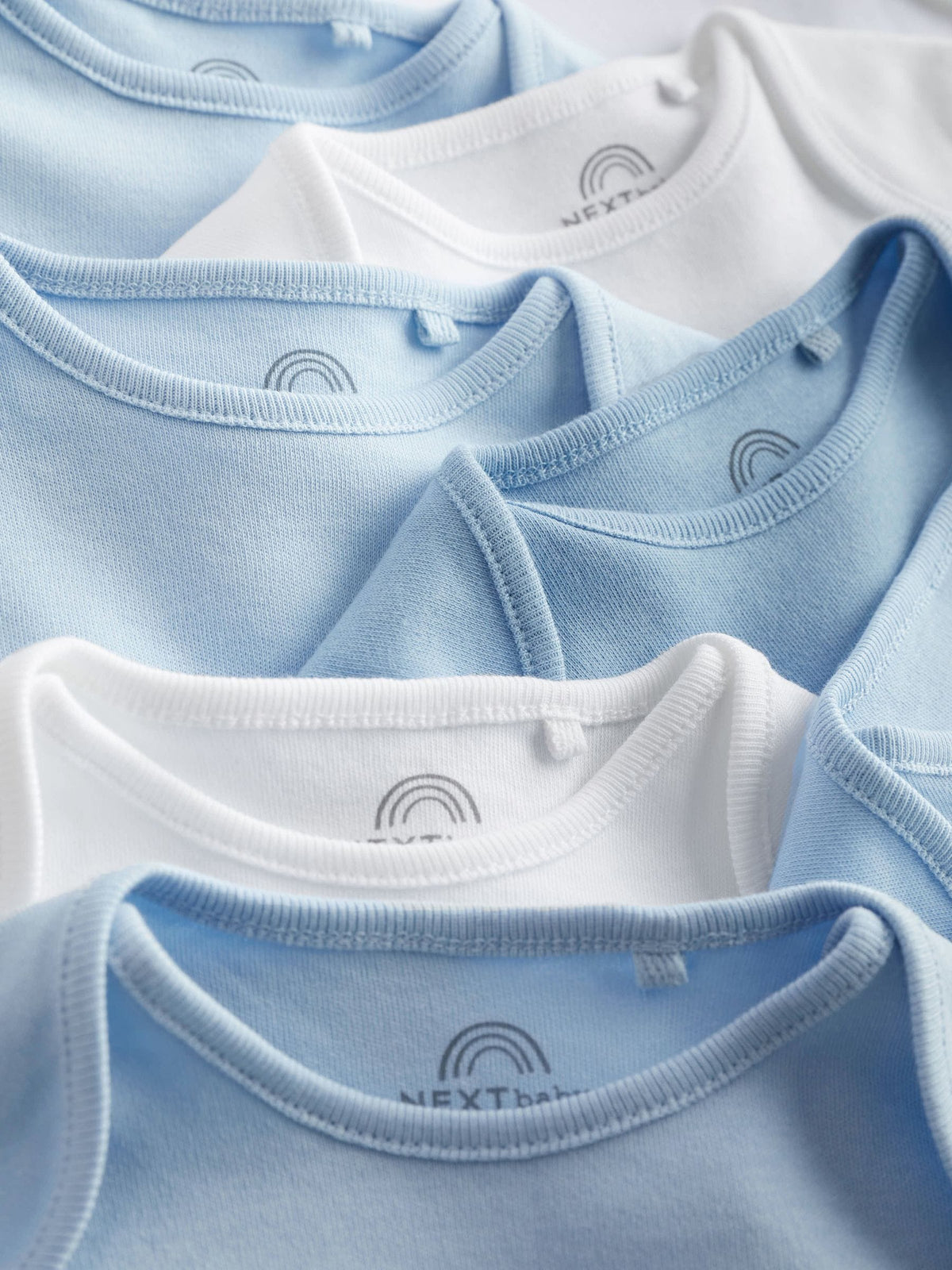 Dsiney Kidz - Blue 10 Pack Plain Baby Bodysuits image 6