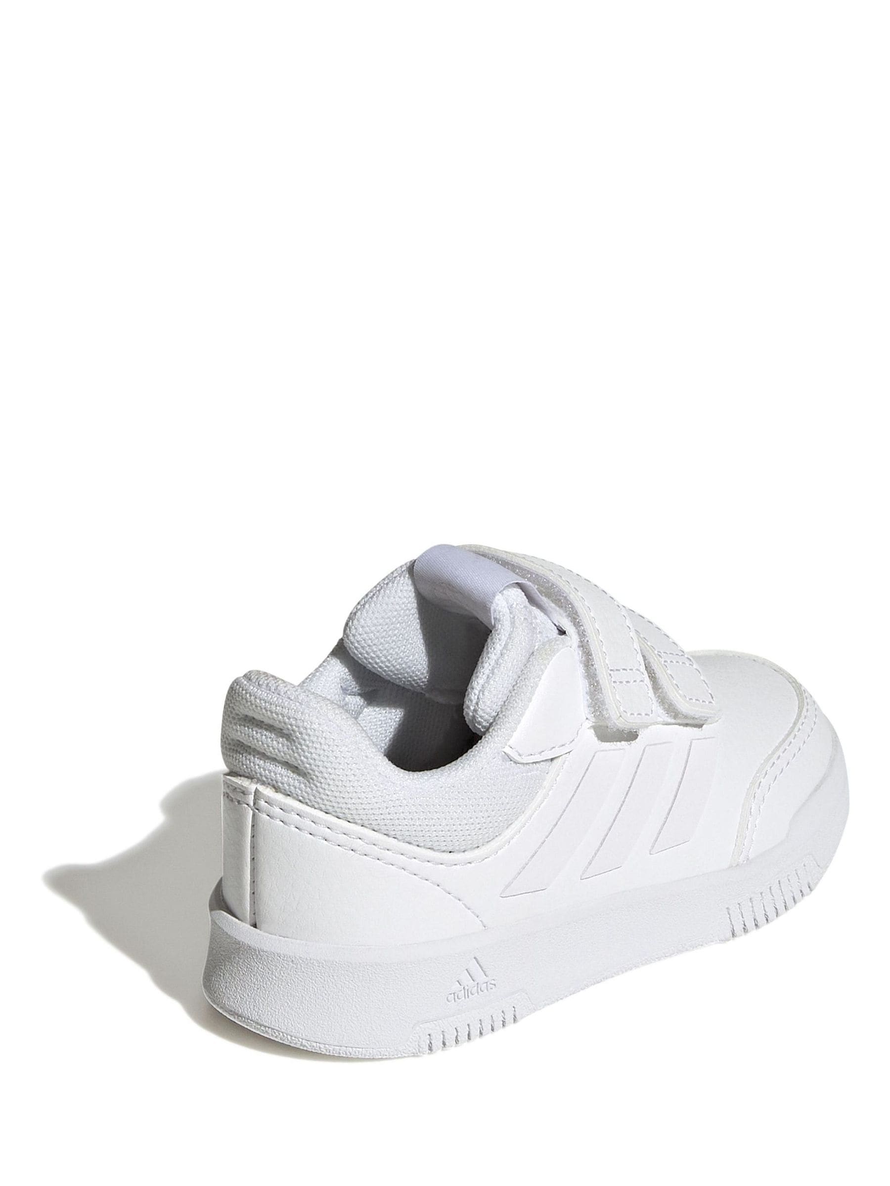 adidas White Tensaur Hook and Loop Infant Trainers image 4