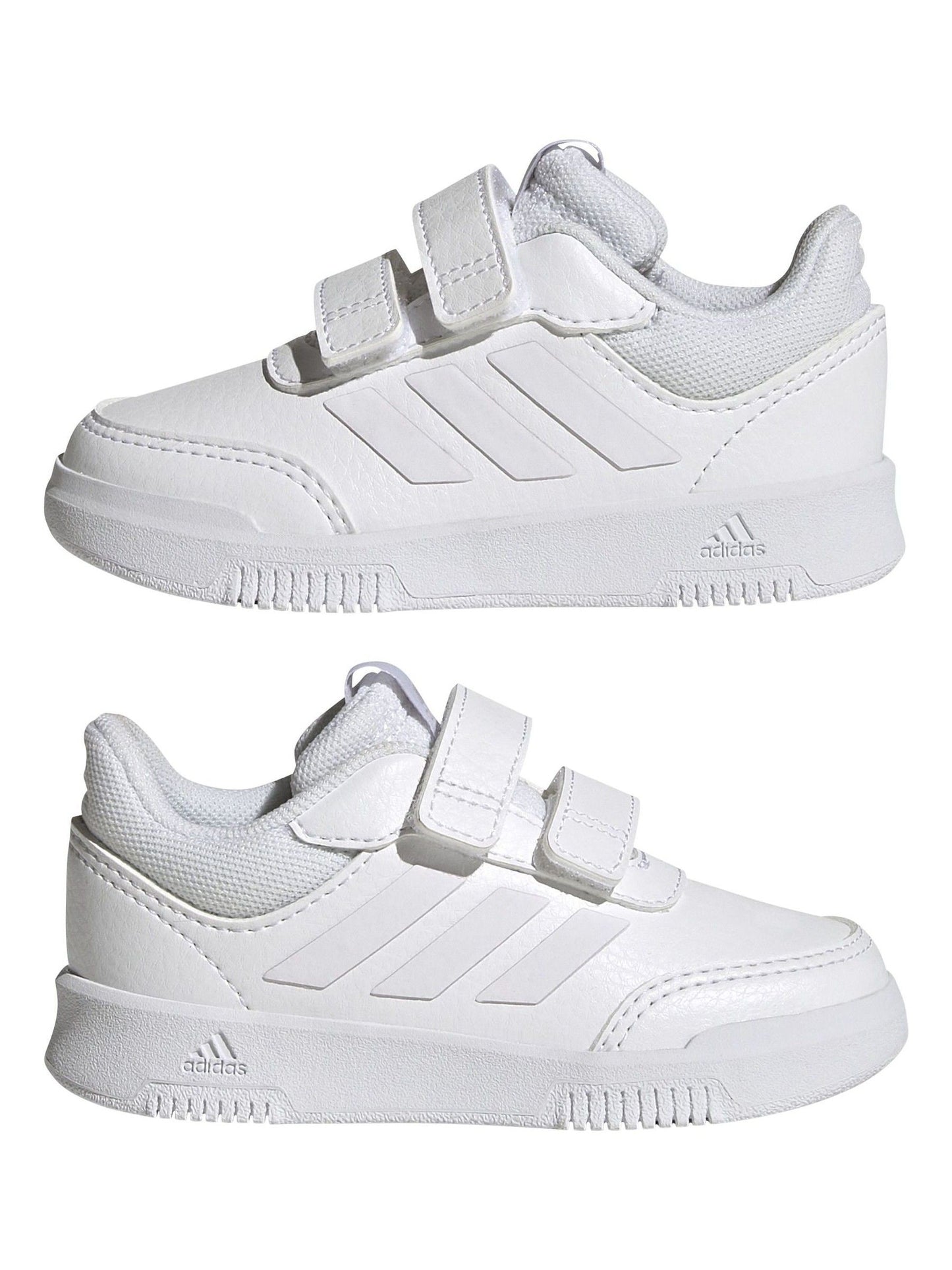 adidas White Tensaur Hook and Loop Infant Trainers image 5