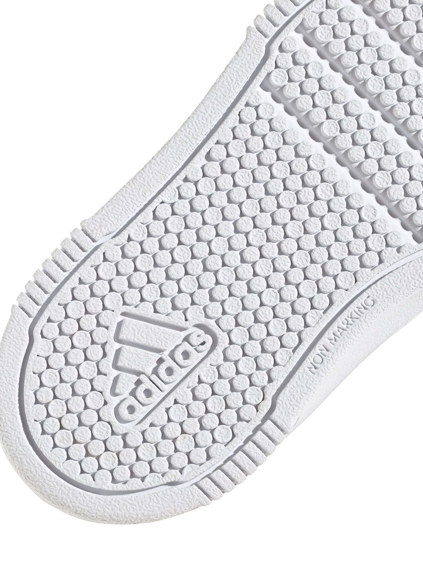 adidas White Tensaur Hook and Loop Infant Trainers image 9