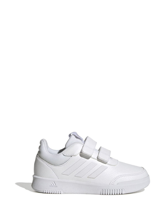 adidas White Hook and Loop Tensaur Kids Trainers image 1