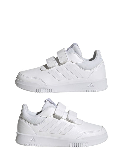 adidas White Hook and Loop Tensaur Kids Trainers image 4