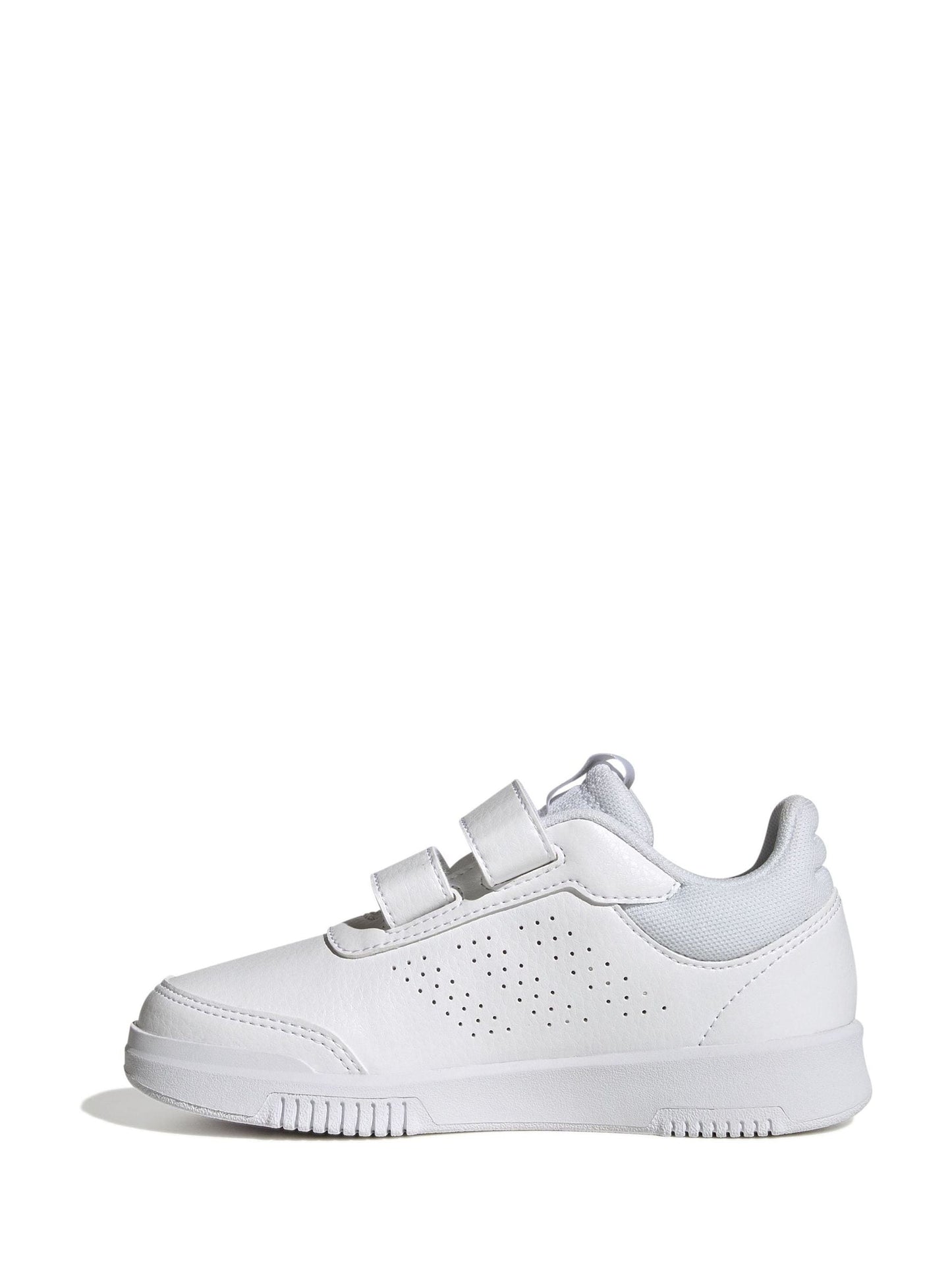 adidas White Hook and Loop Tensaur Kids Trainers image 5