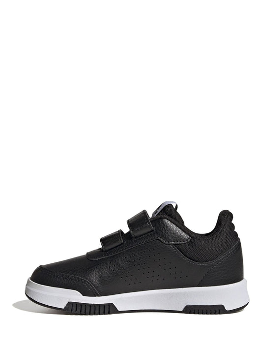 adidas Black/White Hook and Loop Tensaur Kids Trainers image 2