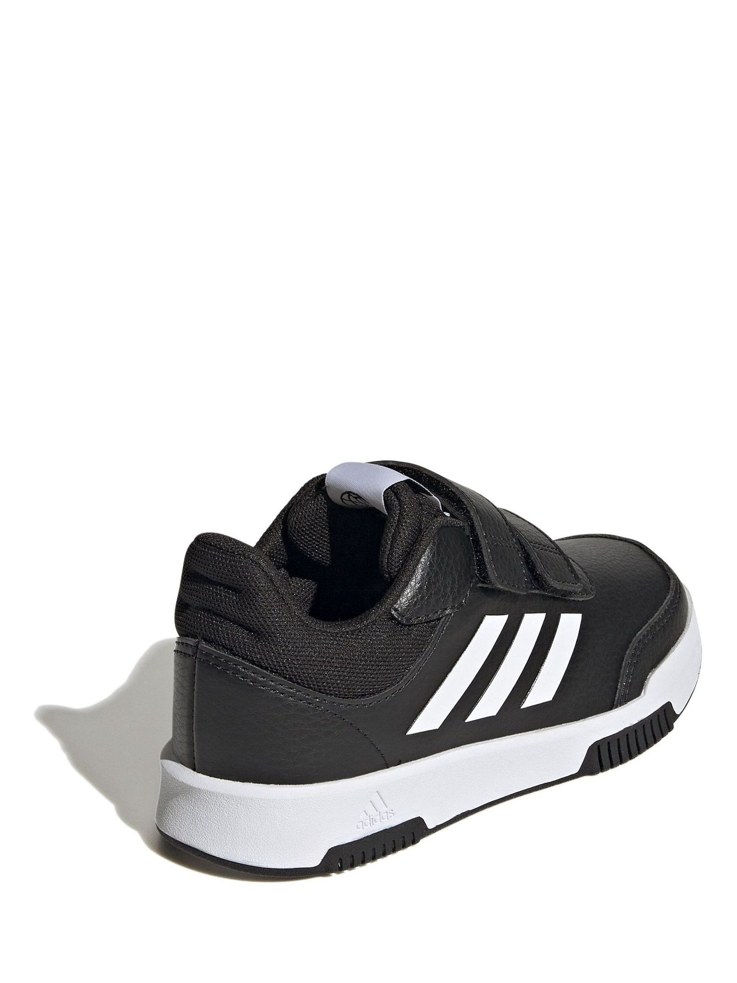 adidas Black/White Hook and Loop Tensaur Kids Trainers image 4