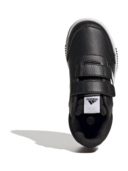 adidas Black/White Hook and Loop Tensaur Kids Trainers image 6