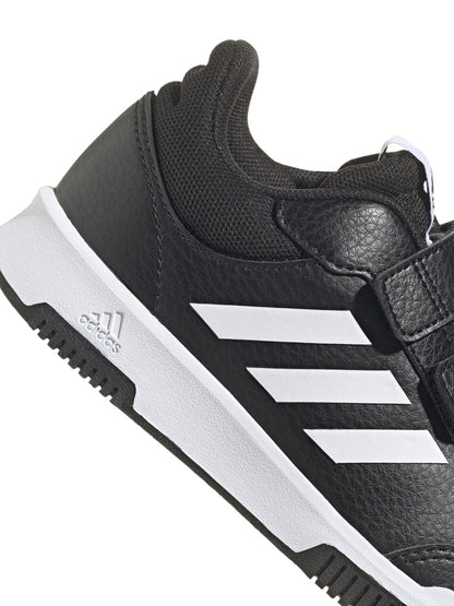 adidas Black/White Hook and Loop Tensaur Kids Trainers image 8