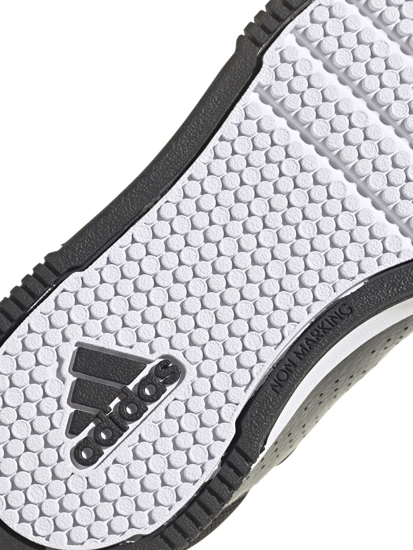 adidas Black/White Hook and Loop Tensaur Kids Trainers image 9