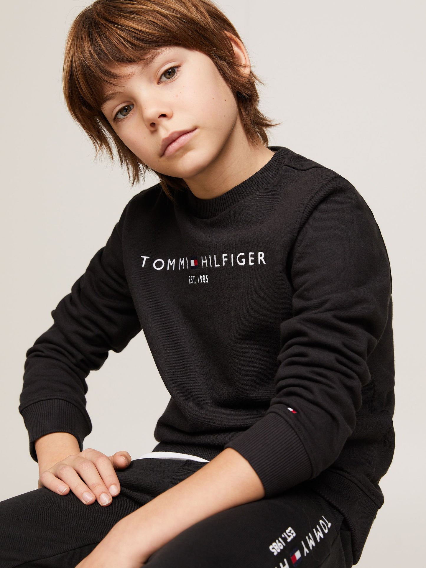 Dsiney Kidz - Tommy Hilfiger Black Essential Sweatshirt image 4