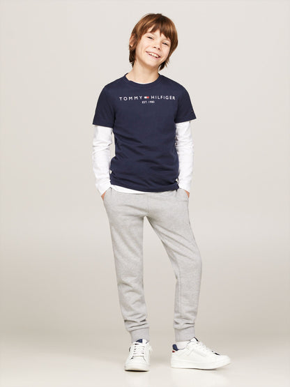 Tommy Hilfiger Blue Navy Essential T-Shirt image 4