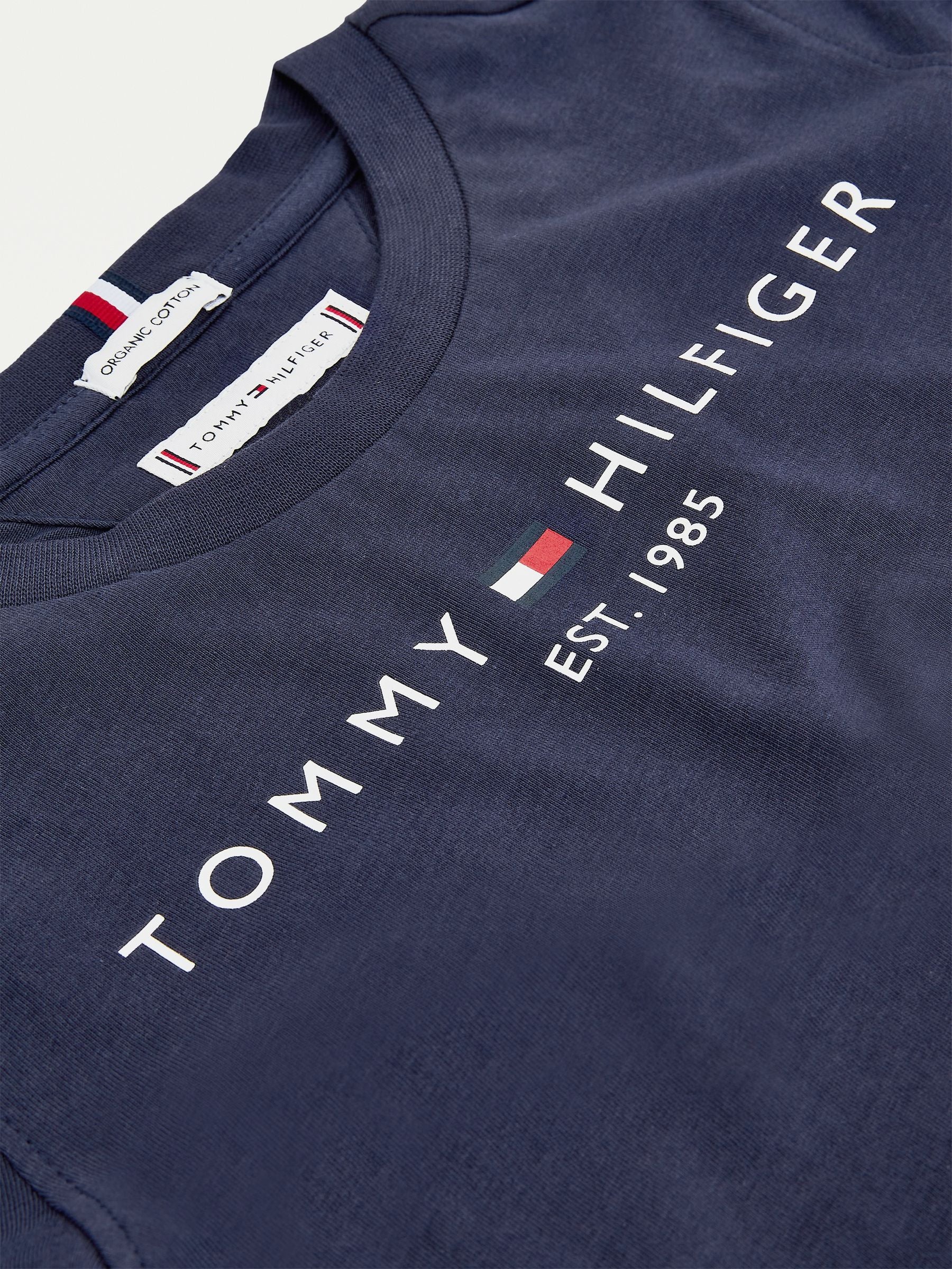Tommy Hilfiger Blue Navy Essential T-Shirt image 7