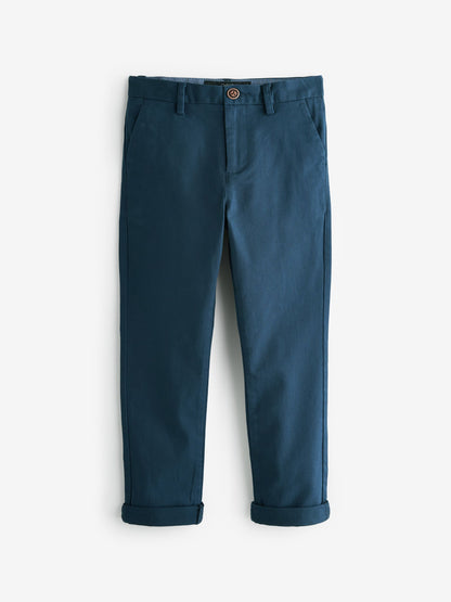 Dsiney Kidz - French Navy Blue Regular Fit Stretch Chino Trousers (3-17yrs) image 1