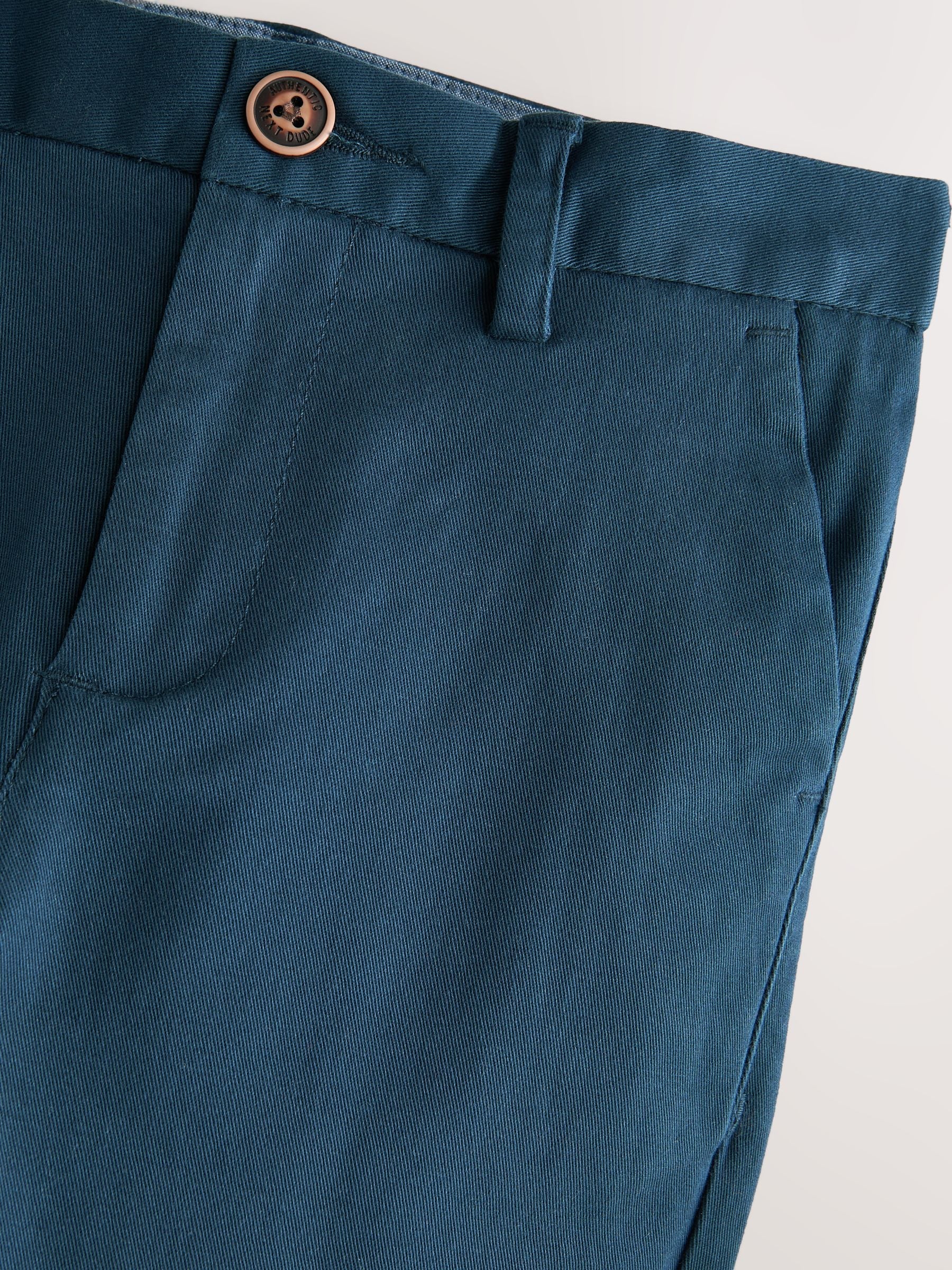 Dsiney Kidz - French Navy Blue Regular Fit Stretch Chino Trousers (3-17yrs) image 3