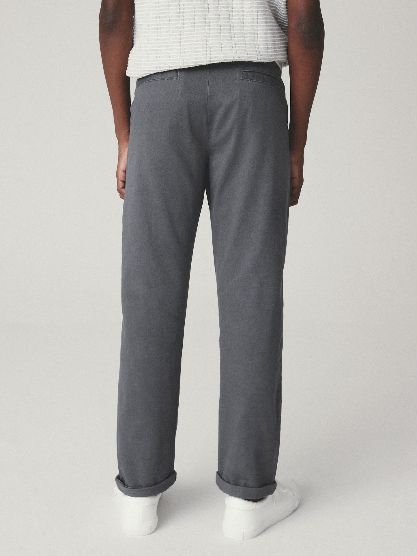 Dsiney Kidz - Charcoal Grey Regular Fit Stretch Chino Trousers (3-17yrs) image 2