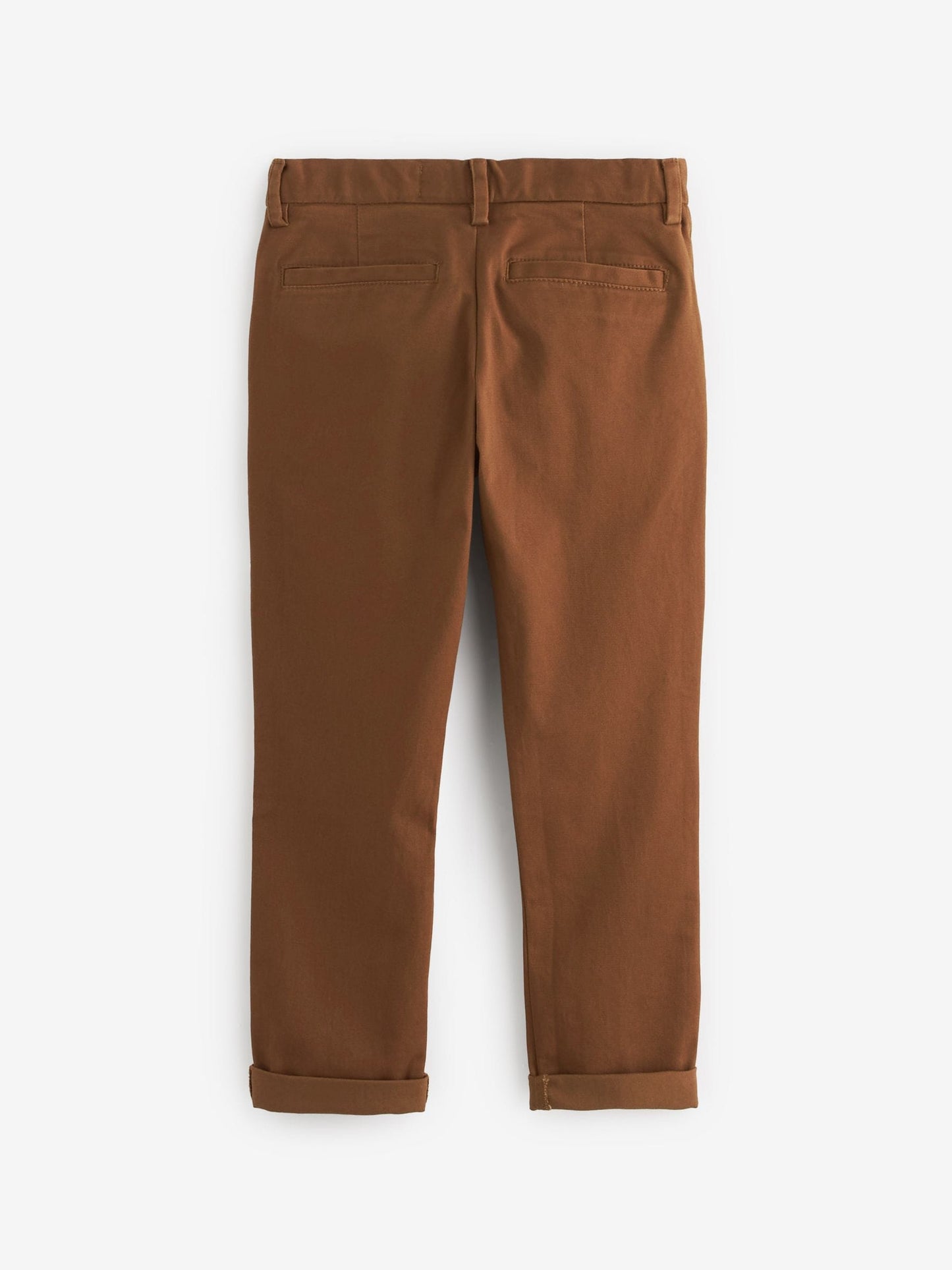 Dsiney Kidz - Ginger/Tan Brown Regular Fit Stretch Chino Trousers (3-17yrs) image 2