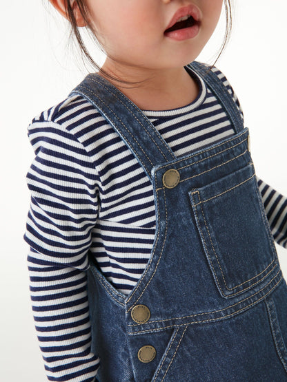 Indigo Blue Denim Pinafore Dress (3mths-7yrs)