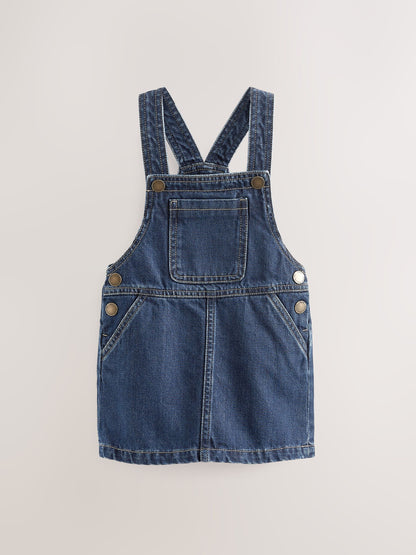 Dsiney Kidz - Indigo Blue Denim Pinafore Dress (3mths-7yrs) image 4
