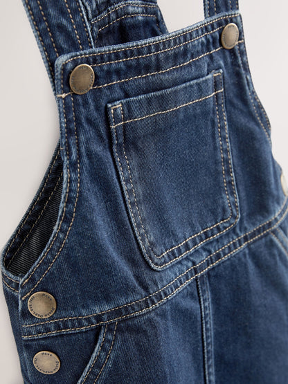 Dsiney Kidz - Indigo Blue Denim Pinafore Dress (3mths-7yrs) image 6