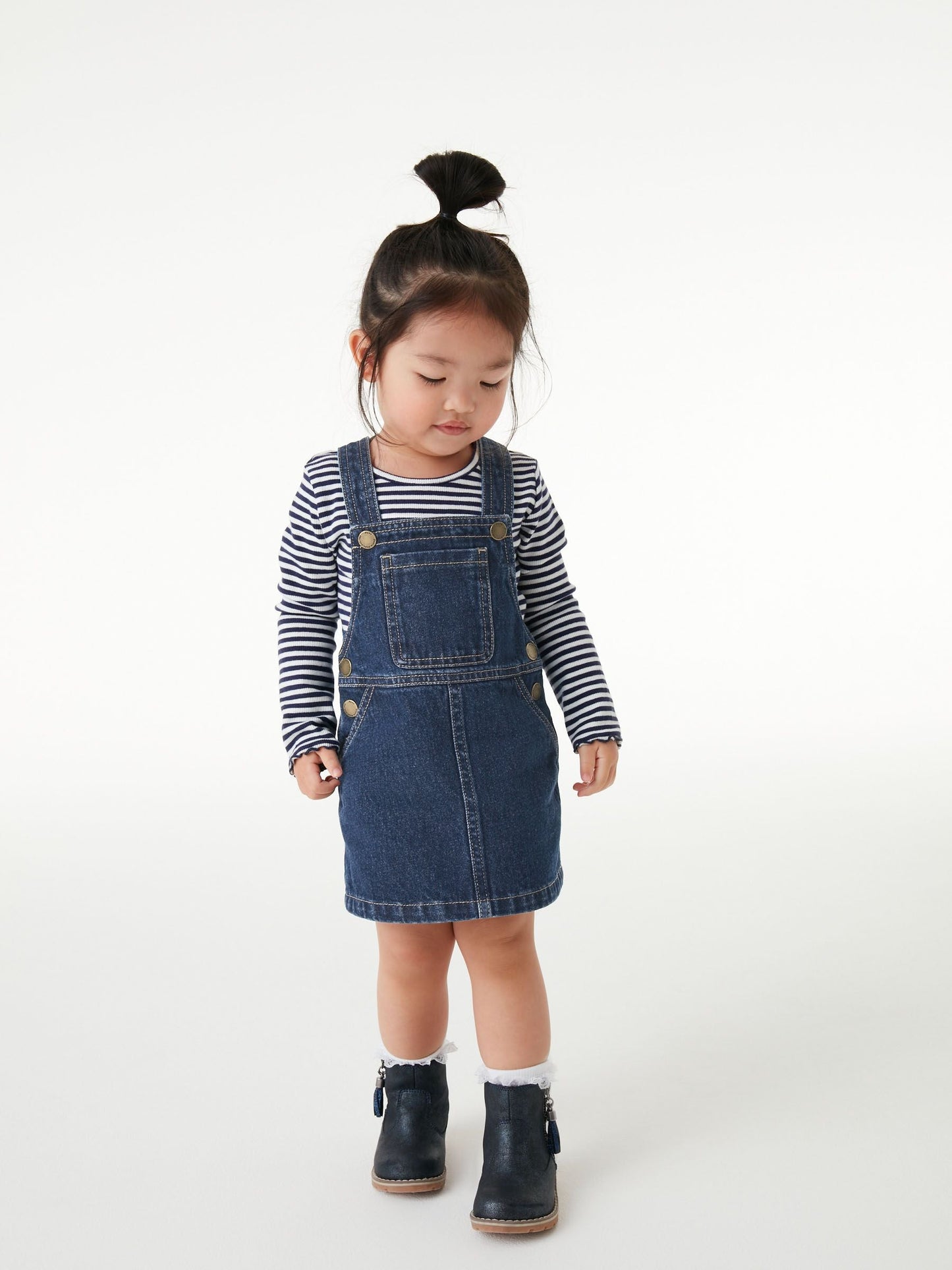 Indigo Blue Denim Pinafore Dress (3mths-7yrs)