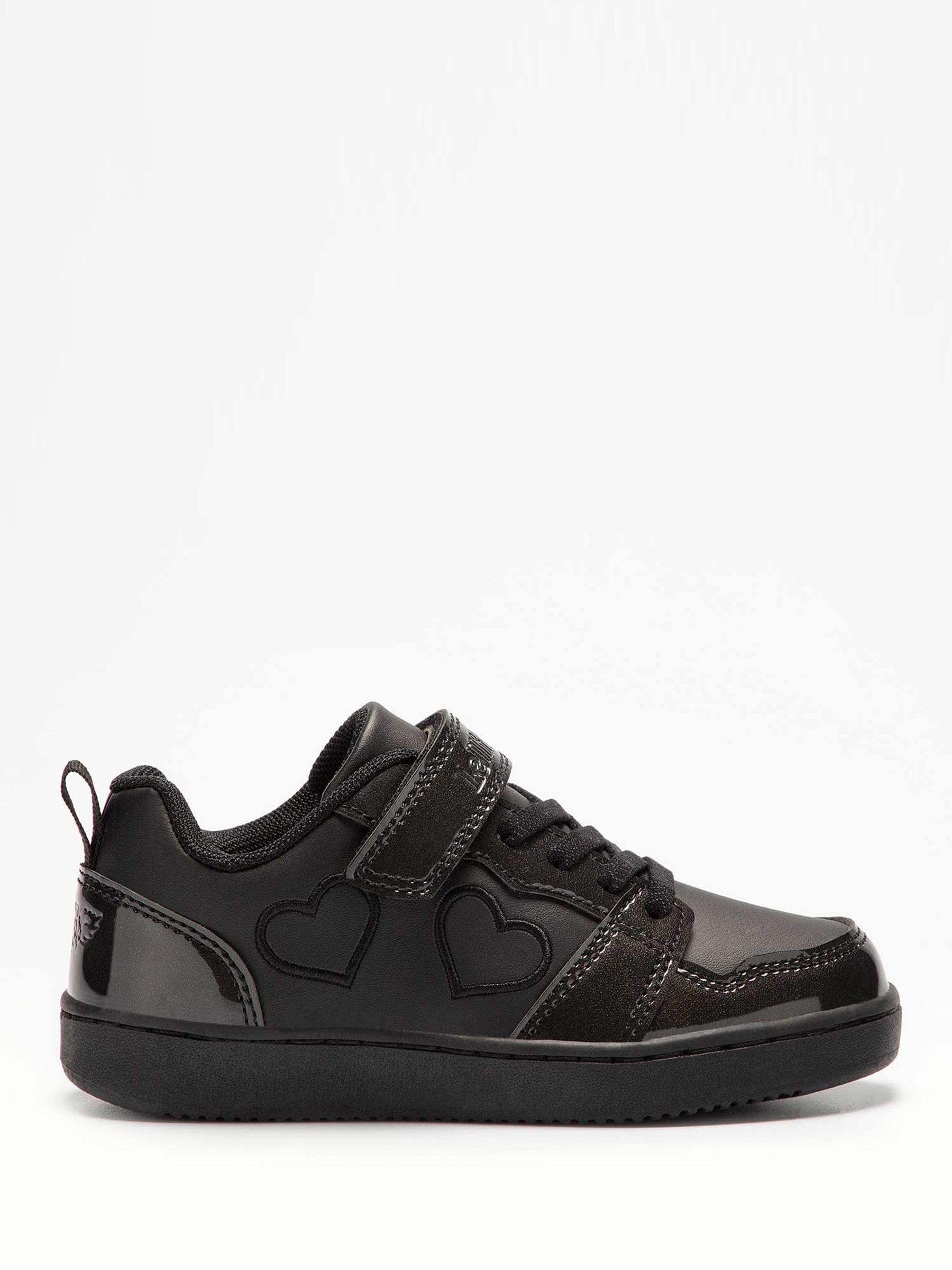 Lelli Kelly Black Patent Paris Low Trainers with Adjustable Strap image 1