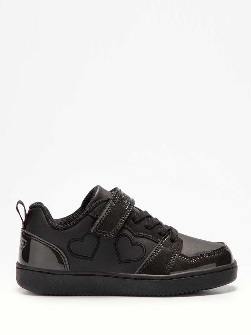 Lelli Kelly Black Patent Paris Low Trainers with Adjustable Strap image 1