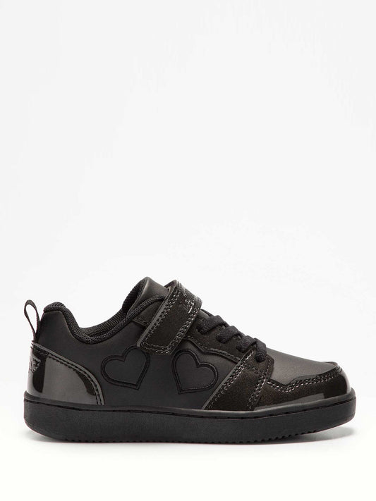 Lelli Kelly Black Patent Paris Low Trainers with Adjustable Strap image 1