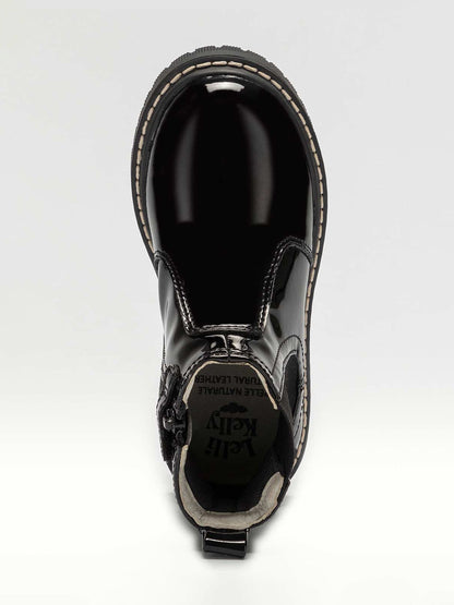 Lelli Kelly Black Patent Ruth Chelsea Boots image 4