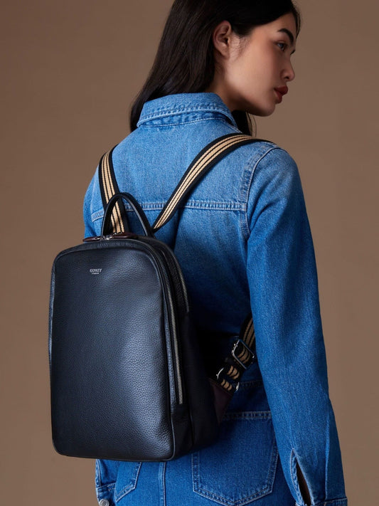 Osprey London Black The Chiswick Leather Backpack image 1