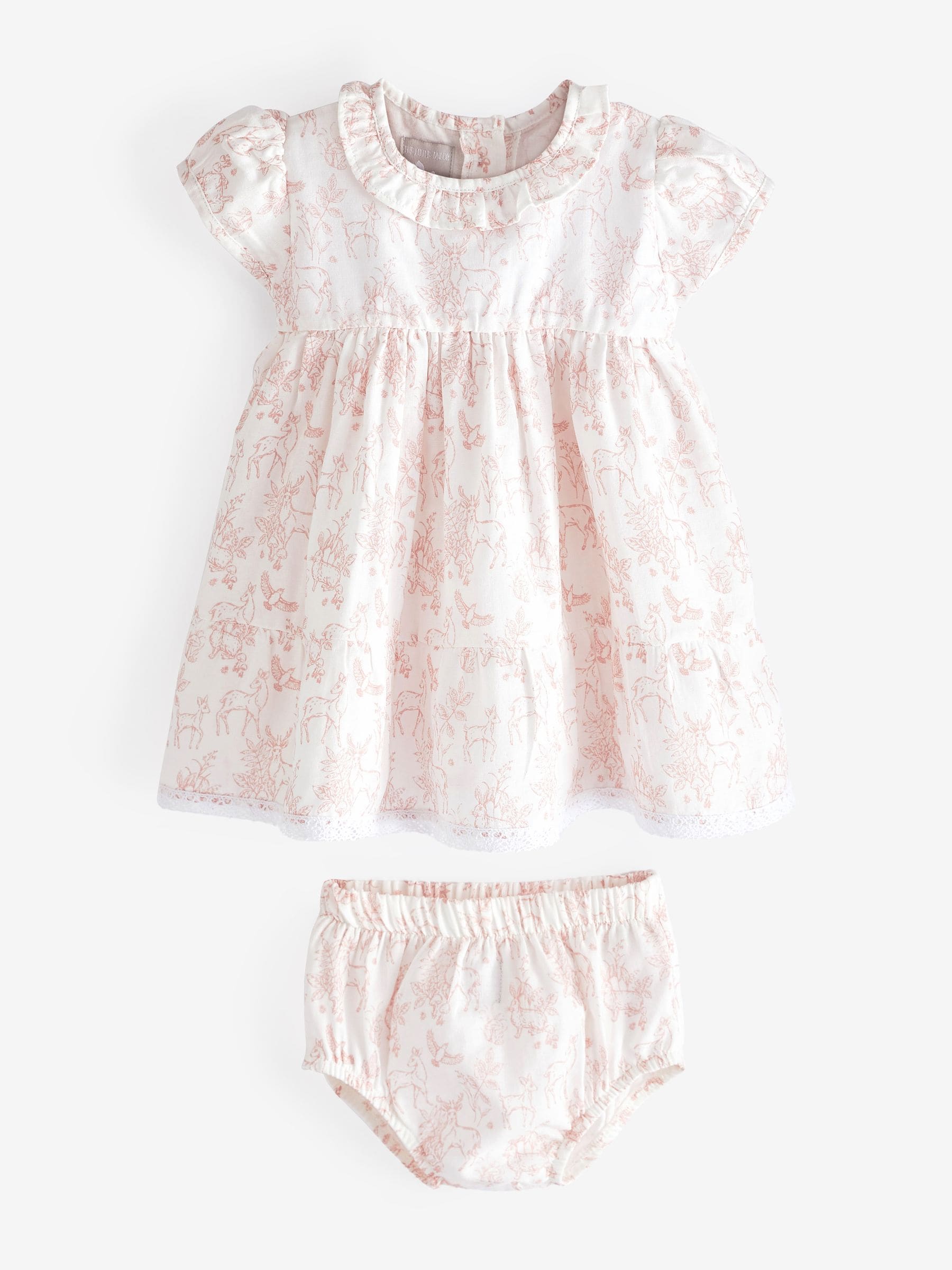 Dsiney Kidz - Pink 100% Cotton Dress And Bloomer Set image 2