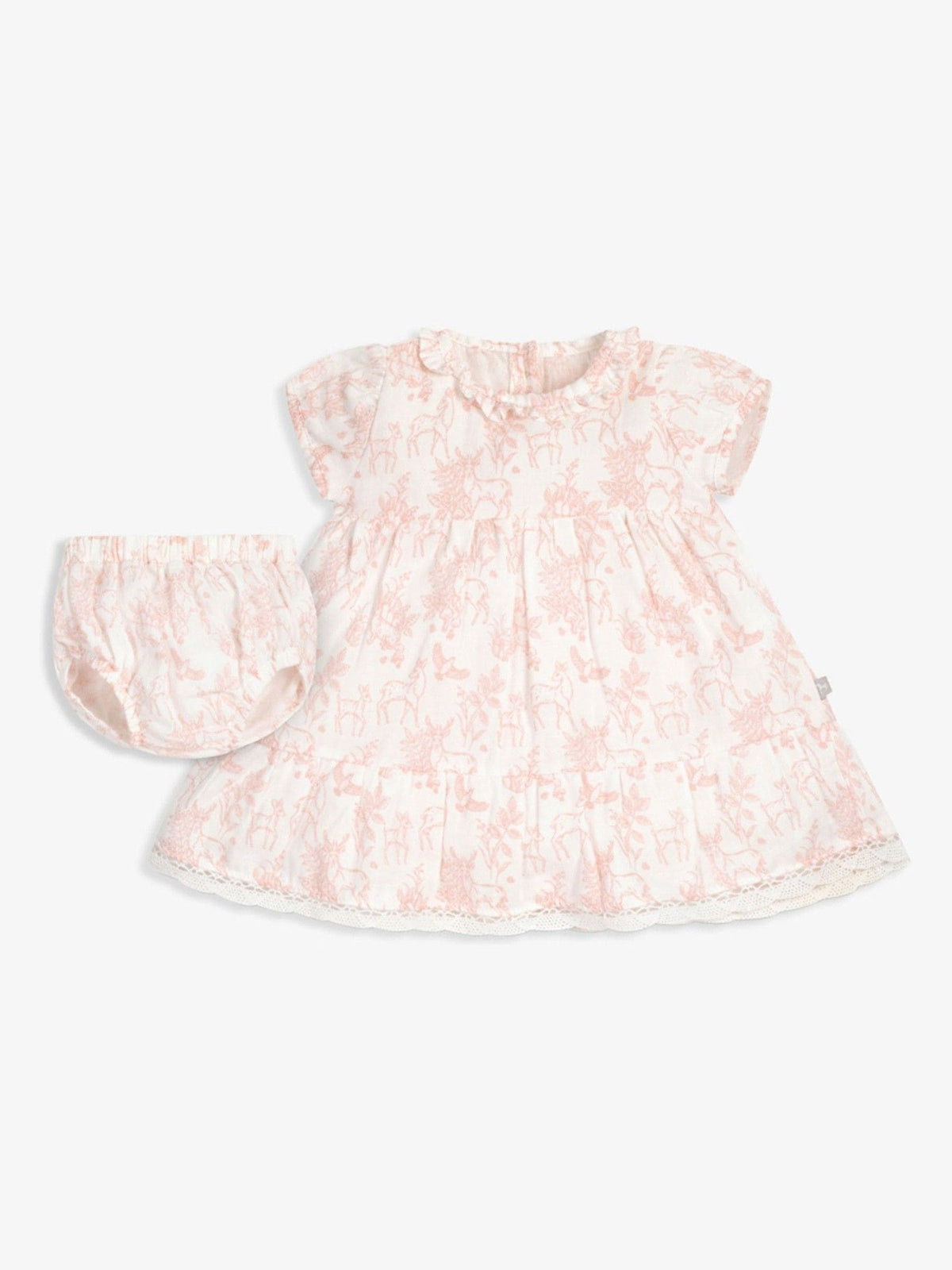 Dsiney Kidz - Pink 100% Cotton Dress And Bloomer Set image 4