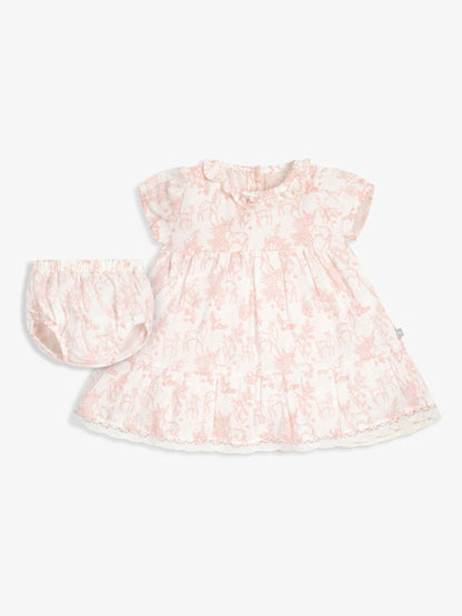 Dsiney Kidz - Pink 100% Cotton Dress And Bloomer Set image 4